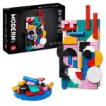LEGO Art Lienzo Mural Abstracto, Decoración Creativa para Salón o Dormitorio
