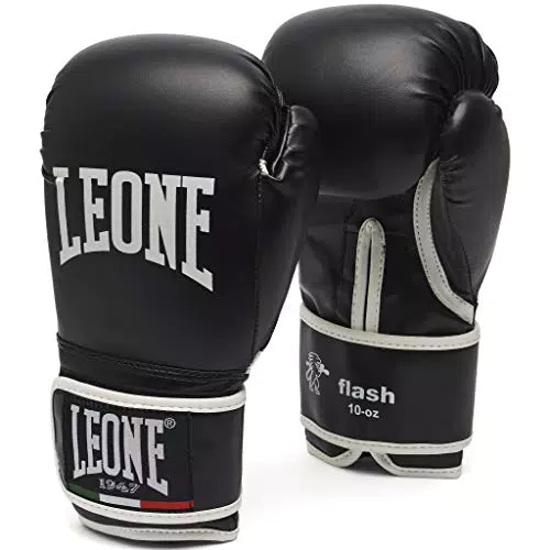 Guantes de Boxeo Flash Leone 1947 Unisex Adulto - Negro