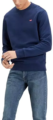 Levi's Crew Sudadera para Hombre - Comodidad y Estilo Casual