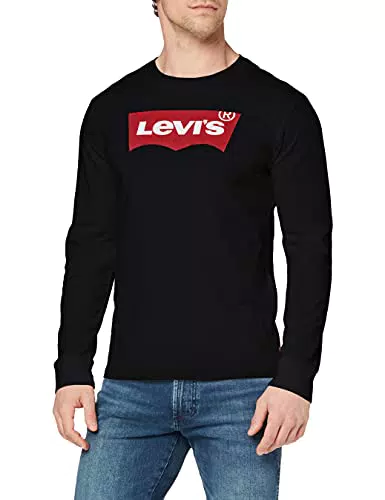 Levi's Camiseta de Manga Larga Estándar con Gráficos para Hombre