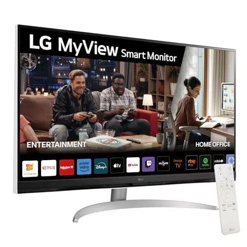 LG 32SQ700S-W - Monitor Smart My View 32" UHD 3840x2160 con USB-C y WebOS 22