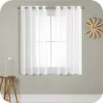MRTREES Cortina Translúcida para Ventana en Dormitorio y Sala de Niños
