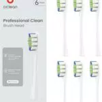 Oclean Recambios Cepillos Professional Clean W06, Cerdas DuPont™ Certificadas