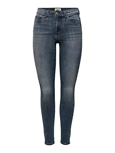 ONLY ONLWAUW Life Mid SK DNM Jeans para Mujer