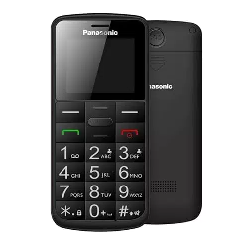 Panasonic KX-TU110EXB - Teléfono Móvil para Personas Mayores con Botón SOS