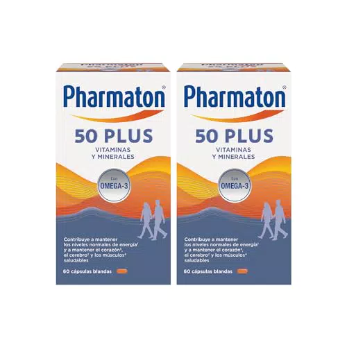 Pharmaton 50+ Multivitamínico con Omega 3 para mantener la energía