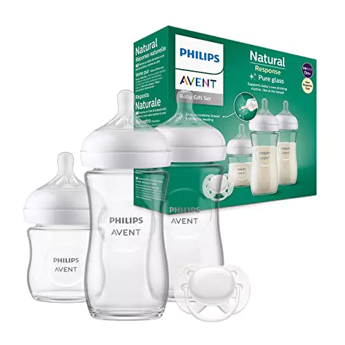 PHILIPS Avent Set de regalo biberones de cristal para recién nacidos SCD878/11