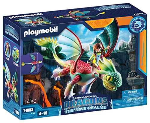 PLAYMOBIL Dragons: Alex y las Plumas de los Nueve Reinos, a partir de 4 años