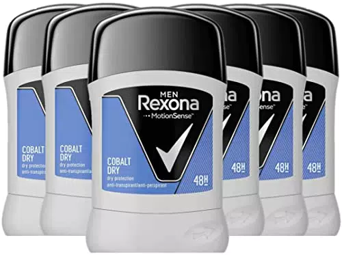 Rexona Desodorante Stick Antitranspirante para Hombre Cobalt Dry 50ml
