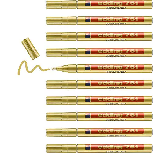 Edding Rotulador de punta fibra 751 redonda 1-2 mm