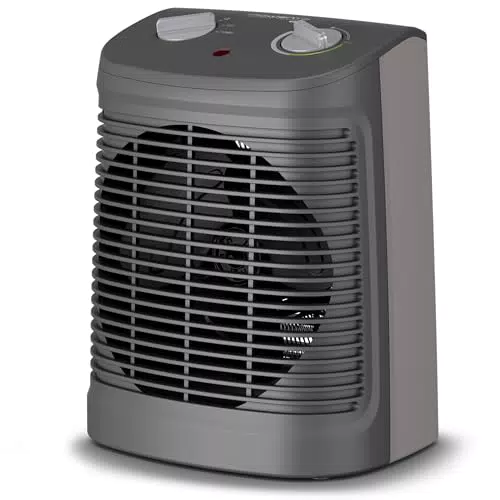 Rowenta Mini Excel Eco Safe SO9266 - Calefactor cerámico de rápido calentamiento con potencia regulable de 1.000 W o 2.000 W