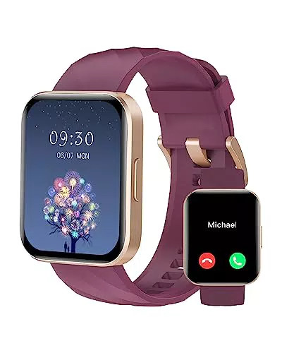 RUIMEN Reloj Inteligente con Llamadas, Pulsómetro y Monitor de Sueño IP68