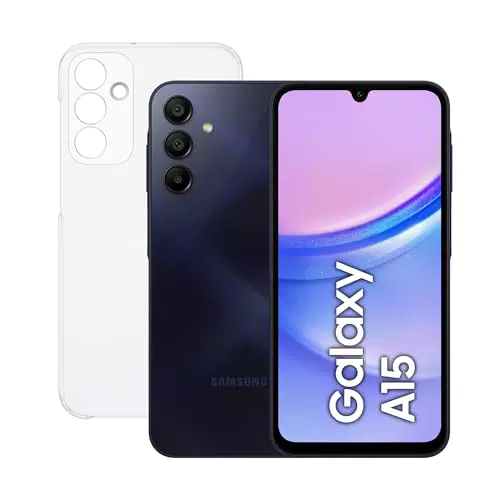 Samsung Galaxy A15 - Smartphone Android LTE 256 GB, 8 GB RAM, Carga Rápida