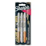 Sharpie Rotuladores Metálicos Permanentes Punta Fina - Paquete de Marcadores