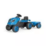 Smoby Tractor Infantil con Pedales Farmer XL, Remolque y Asiento Ajustable