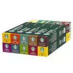 Starbucks Discovery Variety Pack Nespresso - Cápsulas de Café 100% Arábica