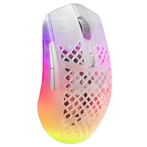 SteelSeries Aerox 3 Wireless - Ratón gaming ultraligero con sensor TrueMove Air 18K DPI