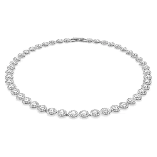 Swarovski Collar Angelic para Mujer con Cristales Transparentes y Baño de Rodio