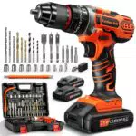 Taladro Percutor a Batería 21V con Atornillador Eléctrico y 27 Accesorios