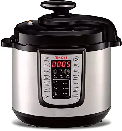 Tefal CY505E10 Olla a presión eléctrica programable 6L con 25 programas