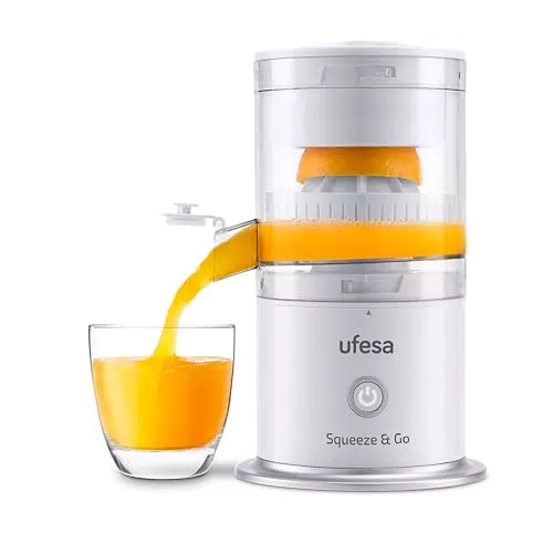 Ufesa Exprimidor Inalámbrico Recargable, Extractor de Nutrientes Multifuncional