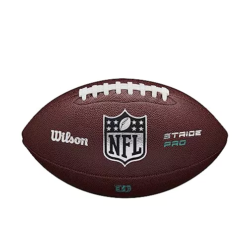 Wilson Pelota de Fútbol Americano NFL Stride Pro Eco, Cuero Mixto, Tamaño Oficial