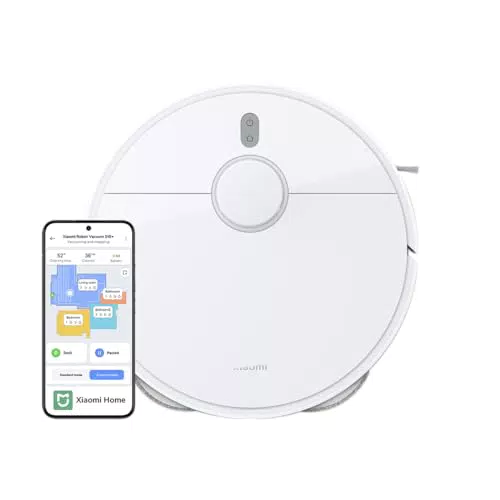 Robot Aspirador Xiaomi Robot Vacuum E12/ Friegasuelos/ control por WiFi/ Blanco