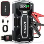ACEZUK Arrancador de Coches 3000A 12V con Pantalla LCD y Luz LED