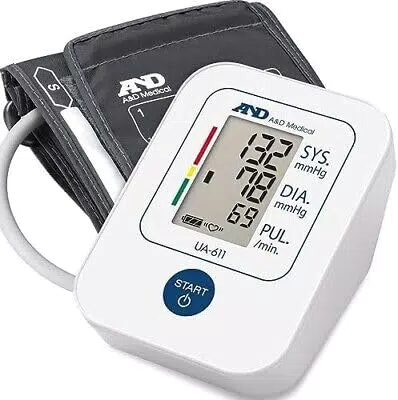 A&D Medical Tensiómetro de Brazo digital, medición precisa de la presión arterial y el pulso