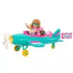 Mattel Barbie Chelsea Muñeca Aviadora con Accesorios de Viaje y Pegatinas