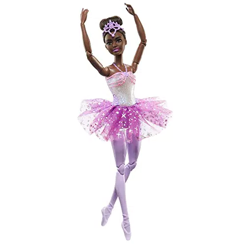 Mattel Barbie Dreamtopia Bailarina con Luces, Muñeca Articulada +3 años