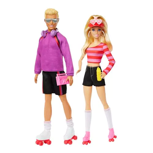 Barbie Fashionistas Patinadores con accesorios, juguete para niños +3 años, HXK90
