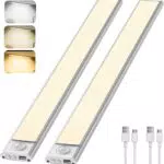 BOOTEEK Luz LED con Sensor de Movimiento, Recargable y Regulable para Cocina y Armarios