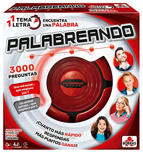 Borras Educa Palabreando: Juego de Palabras Adaptado para Niños a Partir de 7 Años