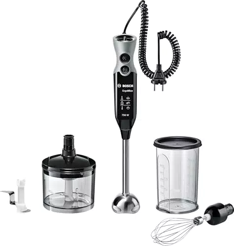 Bosch Batidora de mano Ergomixx 750 W 12+1 velocidades QuattroBlade