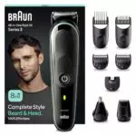 Braun Recortadora De Barba Series 3, Máquina Cortar Pelo