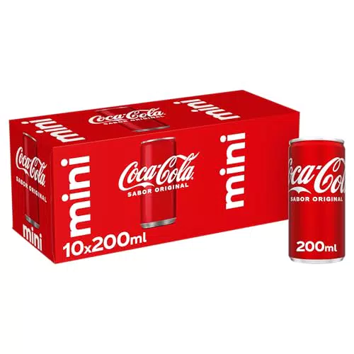 Coca-Cola Sabor Original - Refresco de cola en minilatas de 200 ml