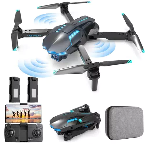 Dron RC Plegable con Cámara HD 1080P para Niños y Adultos - Regalo Ideal