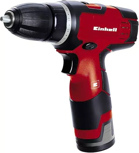 Einhell Destornillador Inalámbrico TH-CD 12-2 Li 12V con Parada Rápida y 20 Pasos de Par