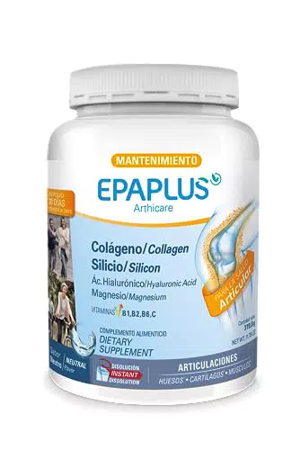 EPAPLUS Arthicare - Colágeno Hidrolizado, Silicio y Ácido Hialurónico para Articulaciones