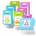 Febotak Tarjetas Flash Parlantes Educativas para Niños de 1 a 6 Años Montessori