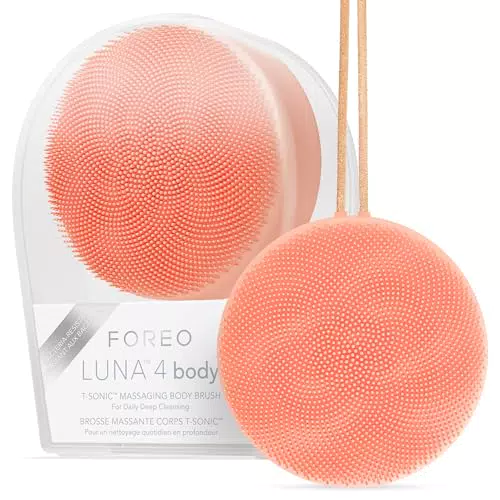 FOREO LUNA 4 Cepillo de Cuerpo Exfoliante para Cuidado de la Piel Impermeable