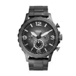 Fossil Reloj Nate para Hombre con Movimiento Cronógrafo y Caja de Acero 50mm