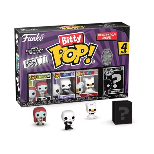 Funko Bitty Pop! The Nightmare Before Christmas - Sally y Jack Skellington