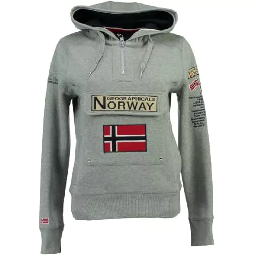 Geographical Norway Sudadera con Capucha de Hombre Modelo GYMCLASS
