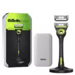 GilletteLabs Máquina de Afeitar con Barra Exfoliante y Estuche de Viaje
