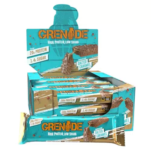 Grenade Barra Alta en Proteínas y Baja en Carbohidratos Sabor Chocolate Caramelizado
