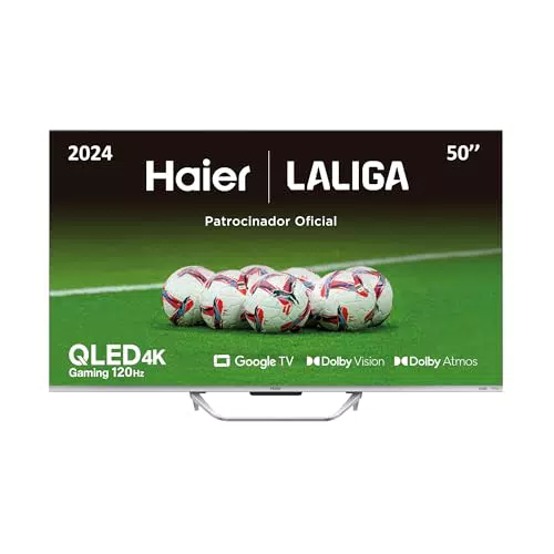 Haier H50S80EUX - Smart TV 50" 4K UHD con Google TV y Dolby Audio