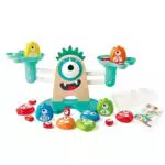 Hape Monster Math Scale - Juguete educativo de madera para aprender matemáticas