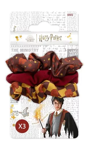 Harry Potter Accesorio Oficial de la Escuela de Hogwarts - Coletas Maison Gryffindor